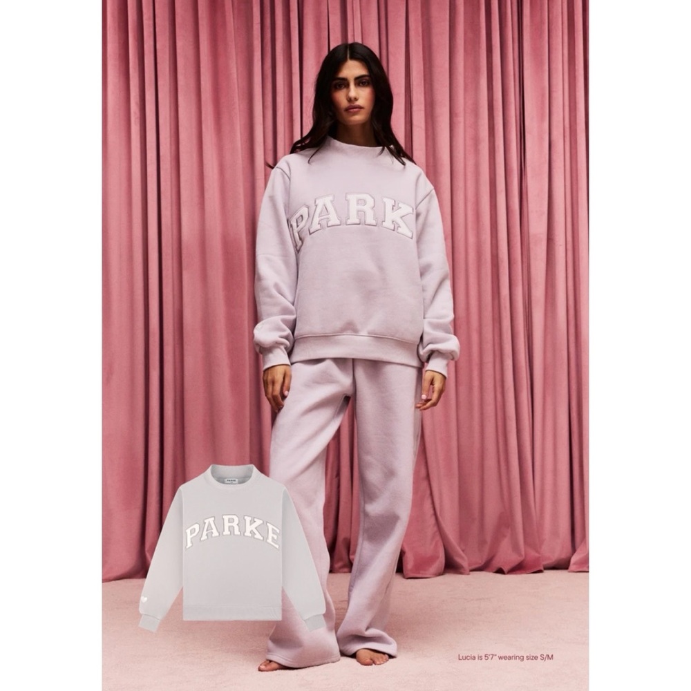NWT Parke Valentines Varsity Mockneck